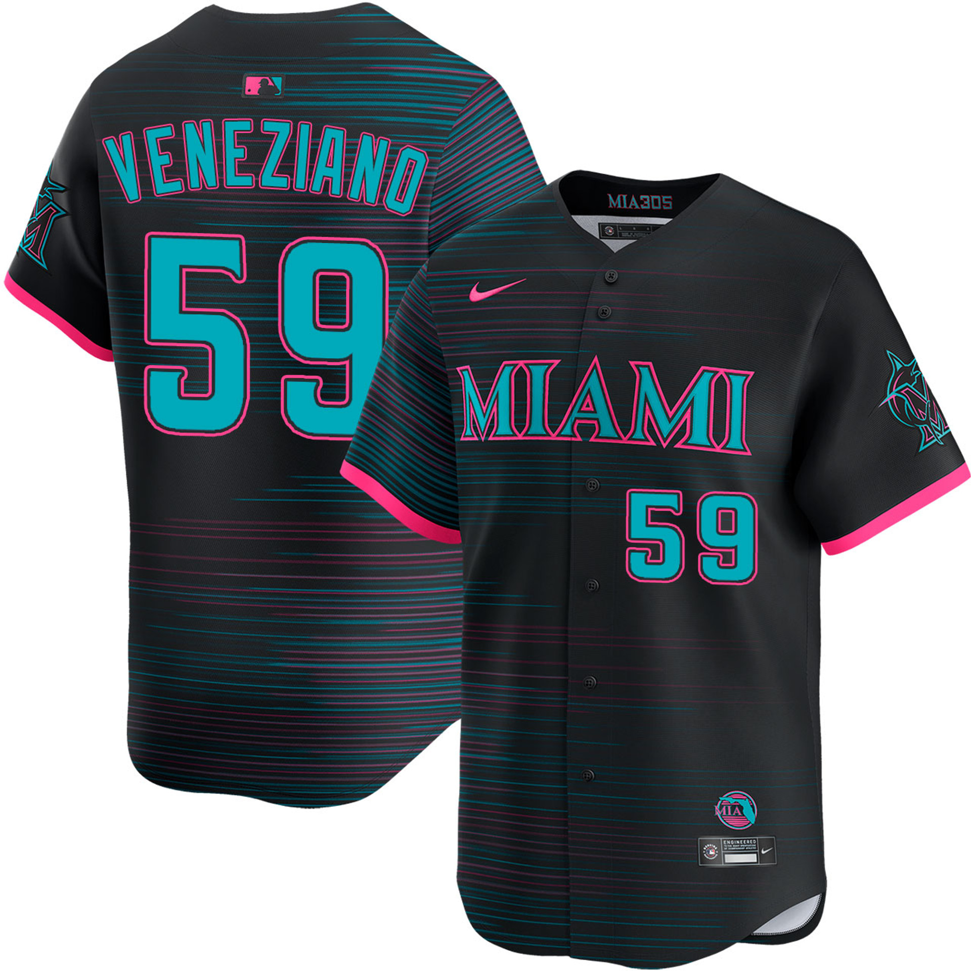 Anthony Veneziano Miami Marlins City Connect 2.0 Limited Jersey