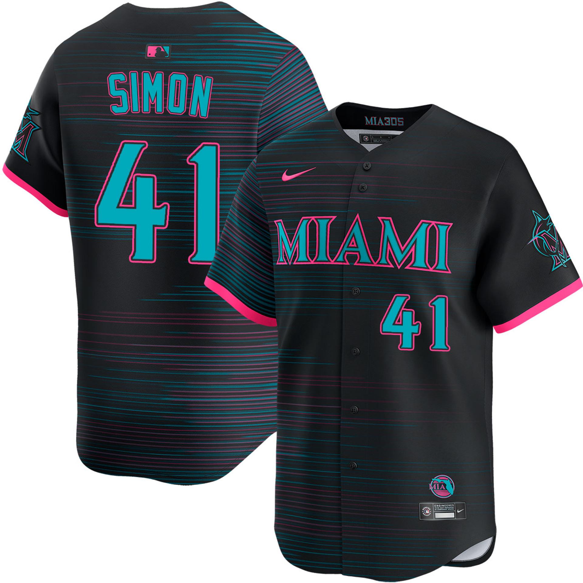 Ronny Simon Miami Marlins City Connect 2.0 Limited Jersey