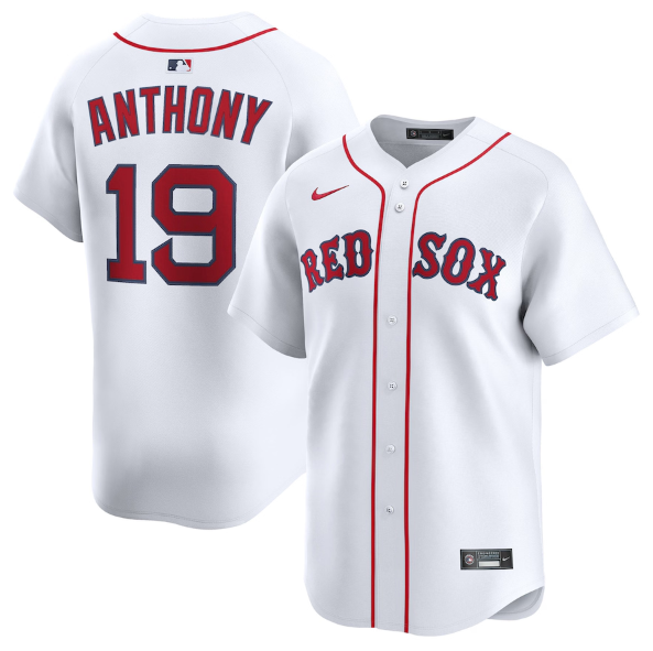 Boston Red Sox Roman Anthony White Home Limited Player Jersey