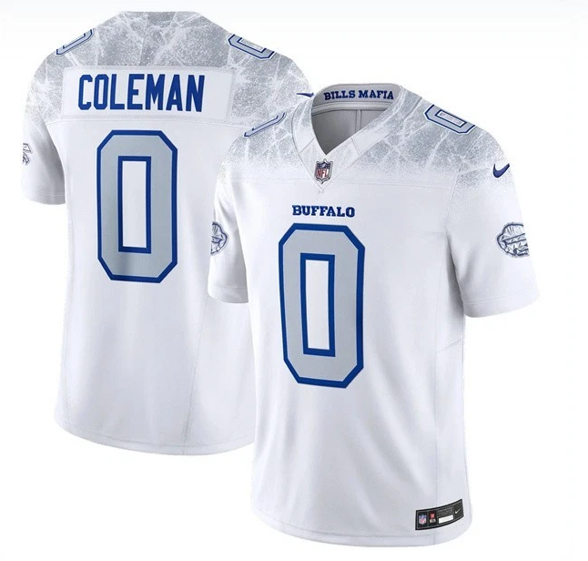 Bills Keon Coleman White 2025 F.U.S.E. “Rivalries” Vapor Limited Jersey
