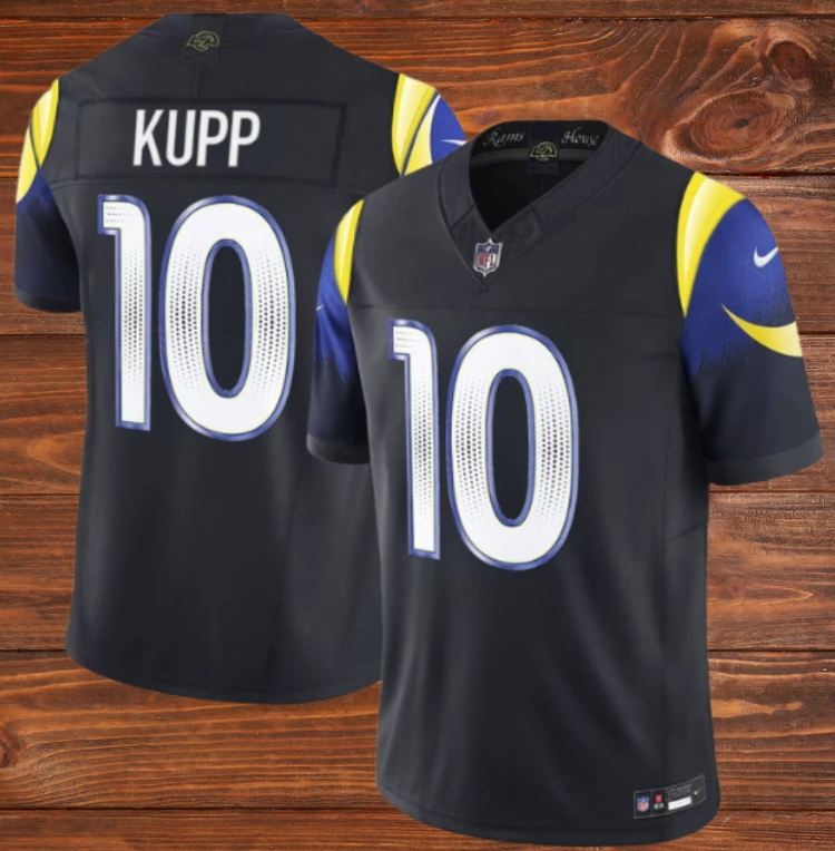 Rams Cooper Kupp Black 2025 F.U.S.E. “Rivalries” Vapor Limited Jersey