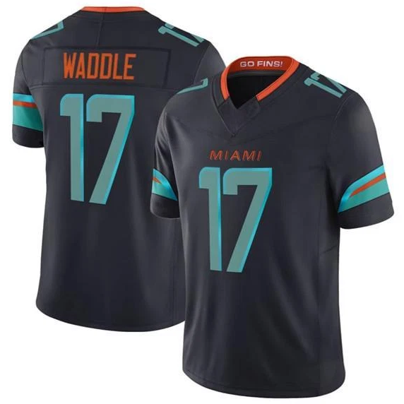 Dolphins Jaylen Waddle 2025 F.U.S.E. “Rivalries” Vapor Stitched Jersey