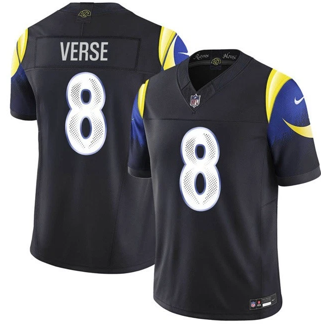 Rams Jared Verse Black 2025 F.U.S.E. “Rivalries” Vapor Limited Jersey