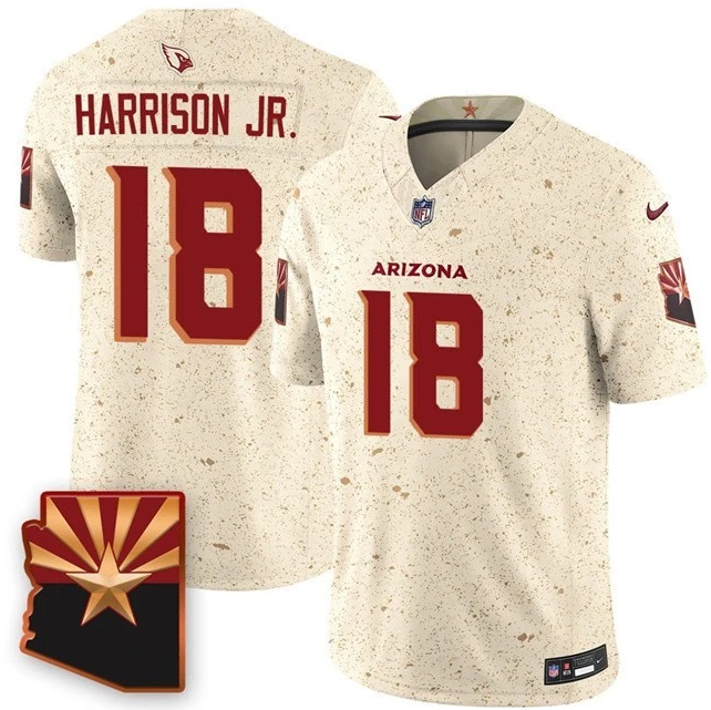 Cardinals Marvin Harrison Jr. 2025 F.U.S.E. “Rivalries” Vapor Stitched Limited Jersey