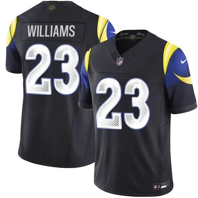 Rams Kyren Williams Black 2025 F.U.S.E. “Rivalries” Vapor Limited Jersey