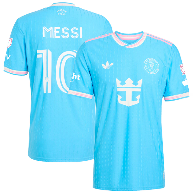 Youth Lionel Messi Inter Miami CF Originals 2025 Third Authentic Player Jersey - Blue