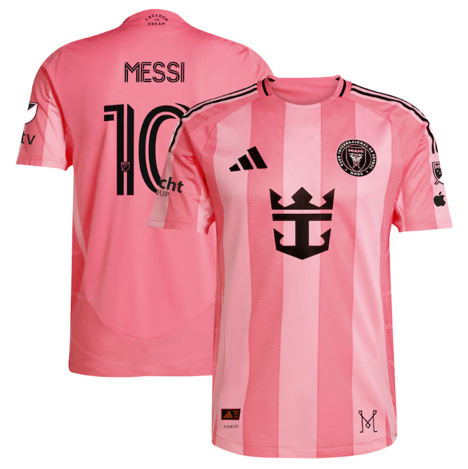 Men Lionel Messi Inter Miami CF 2025 Euforia Authentic Player Jersey - Light Pink
