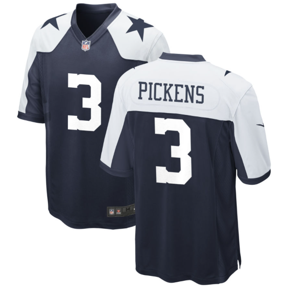 Dallas Cowboys George Pickens Alternate Navy Jersey