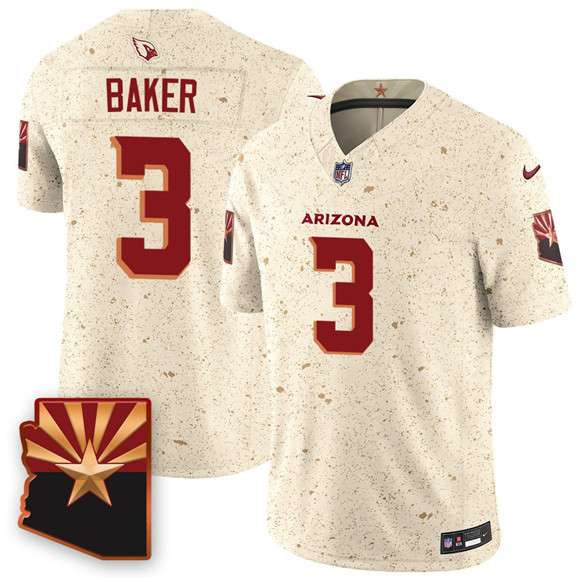Arizona Cardinals #3 Budda Baker 2025 FUSE Rivalries Vapor Untouchable Limited Football Stitched Jersey