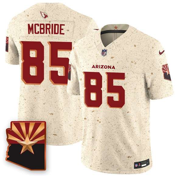 Arizona Cardinals #85 Trey McBride 2025 FUSE Rivalries Vapor Untouchable Limited Football Stitched Jersey