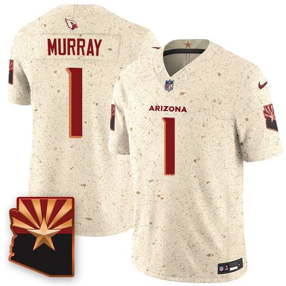 Arizona Cardinals #1 Kyler Murray 2025 FUSE Rivalries Vapor Untouchable Limited Football Stitched Jersey