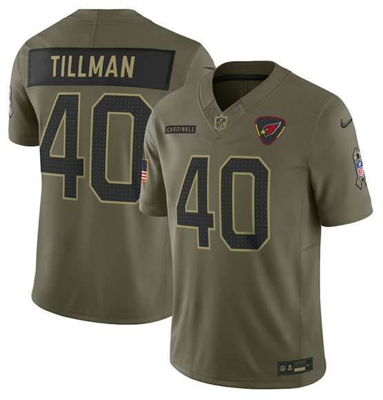 Arizona Cardinals #40 Pat Tillman Olive 2025 Salute to Service Limited Football Stitched Jersey