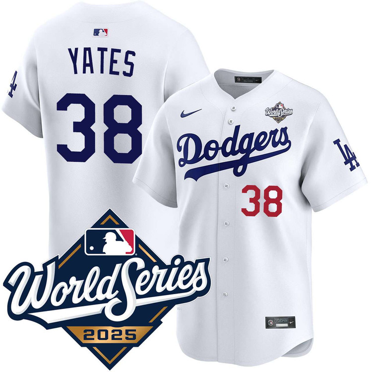 Kirby Yates Los Angeles Dodgers Home Limited 2025 World Series Jersey