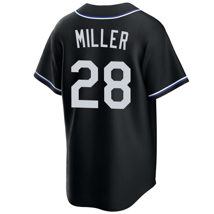 Bobby Miller Los Angeles Dodgers Black Lights Out 2025 World Series Jersey