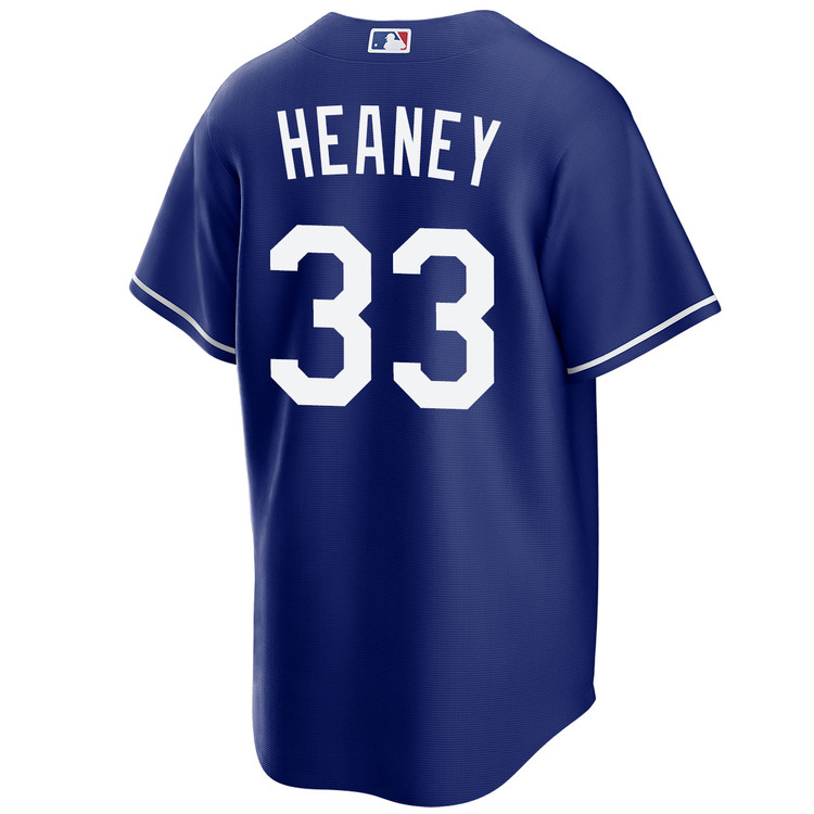 Andrew Heaney Los Angeles Dodgers Royal 2025 Alternate World Series Jersey