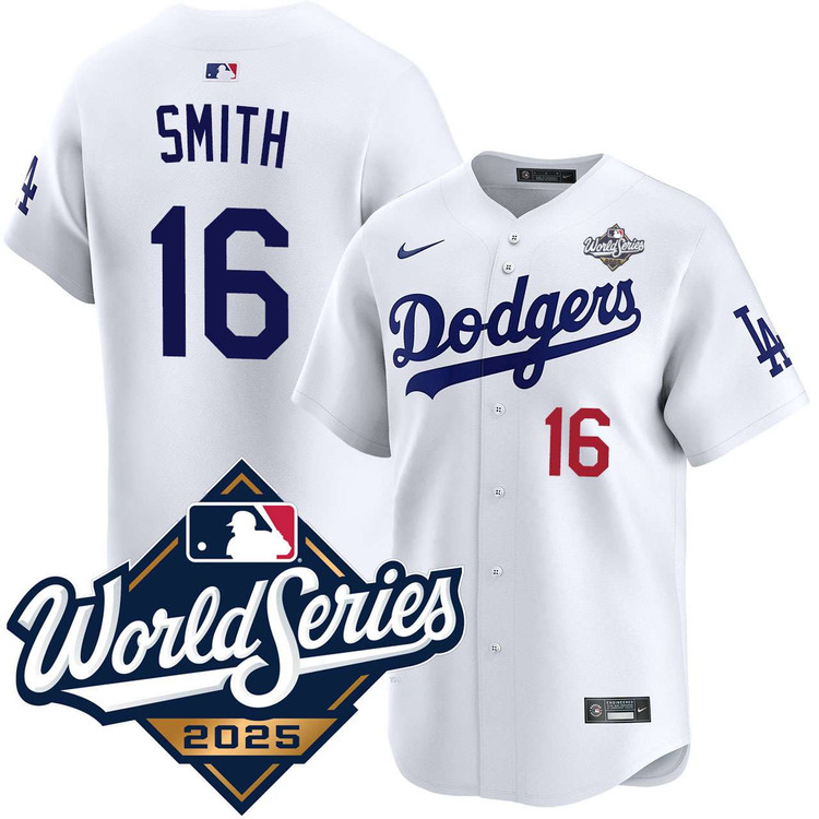 Will Smith Los Angeles Dodgers Home Limited 2025 World Series Jersey