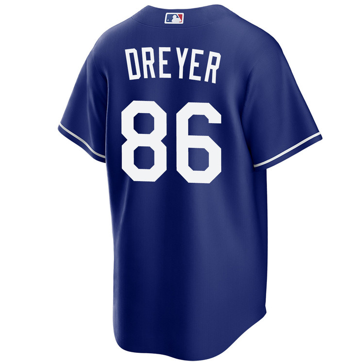 Jack Dreyer Los Angeles Dodgers Royal 2025 Alternate World Series Jersey