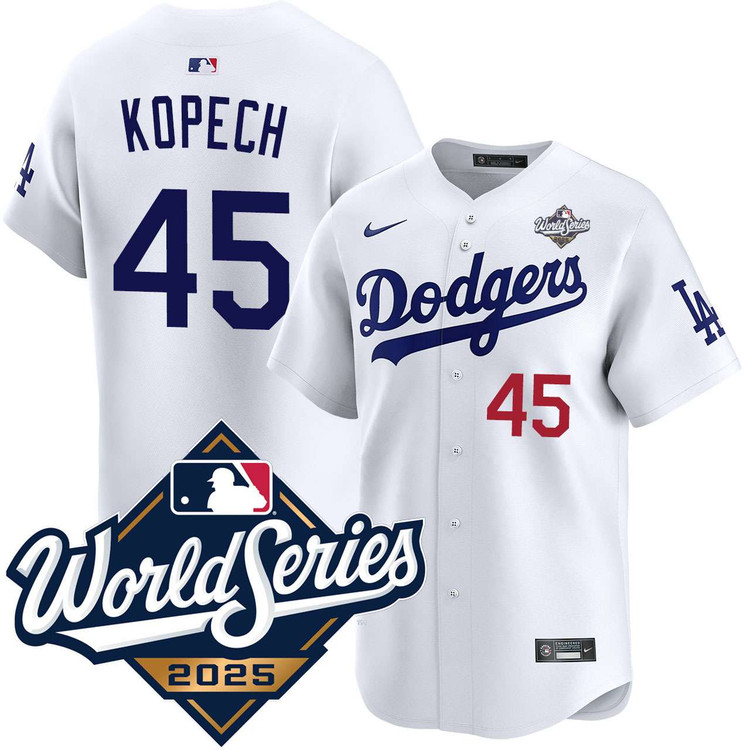 Michael Kopech Los Angeles Dodgers Home Limited 2025 World Series Jersey