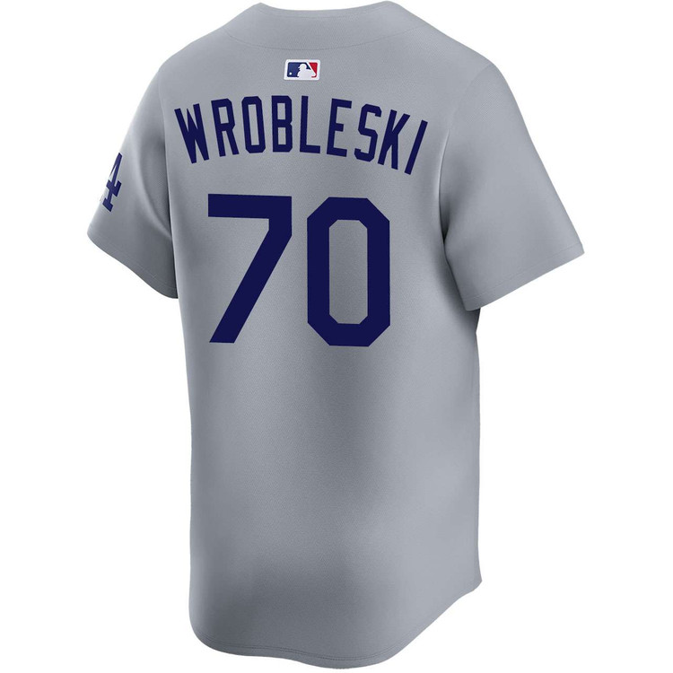 Justin Wrobleski Los Angeles Dodgers Alternate Road Limited 2025 World Series Jersey