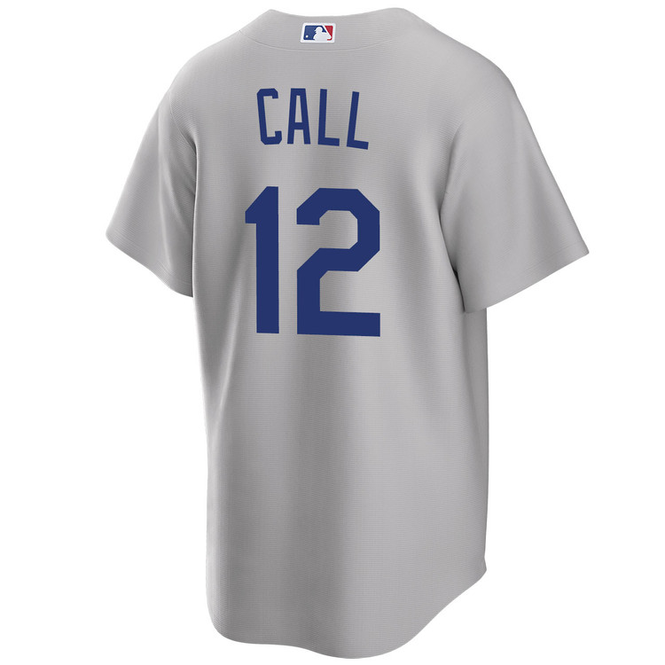 Alex Call Los Angeles Dodgers Alternate 2025 Road World Series Jersey