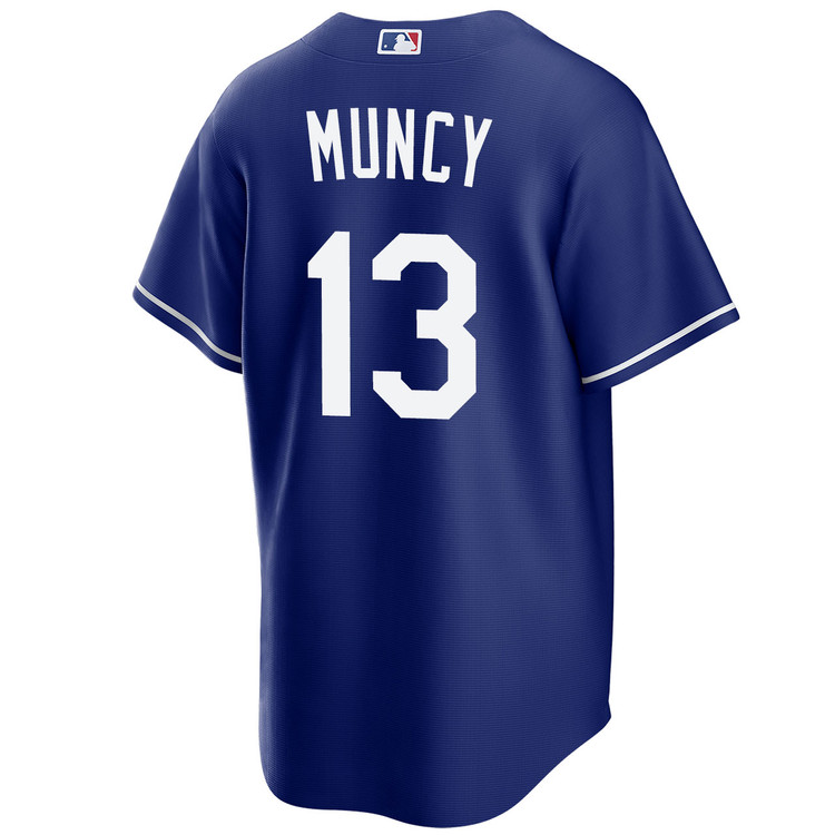 Max Muncy Los Angeles Dodgers Royal 2025 Alternate World Series Jersey
