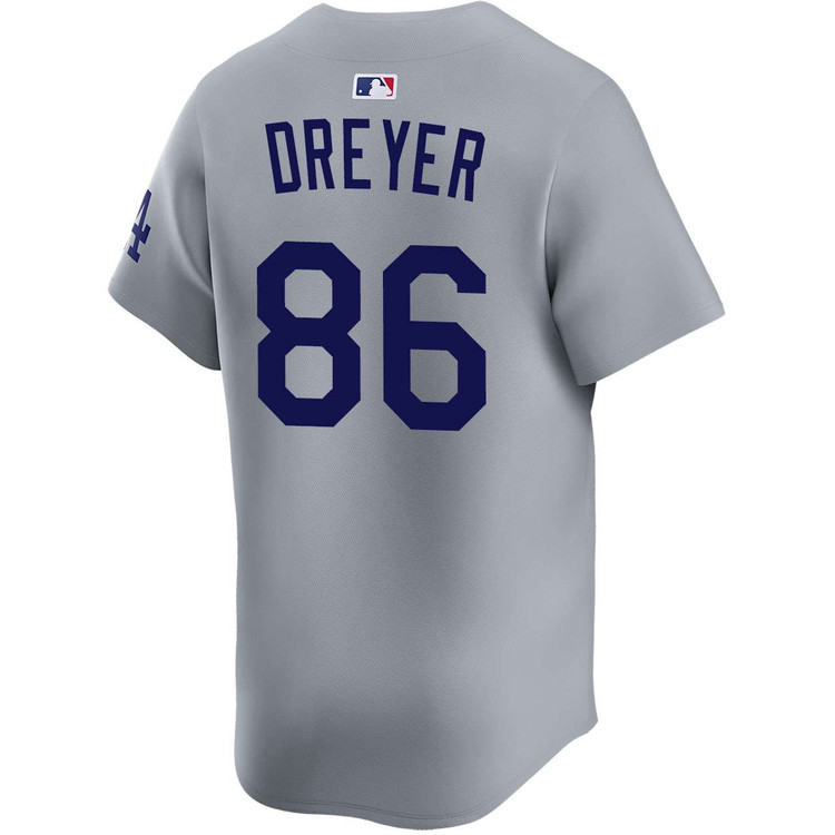 Jack Dreyer Los Angeles Dodgers Alternate Road Limited 2025 World Series Jersey