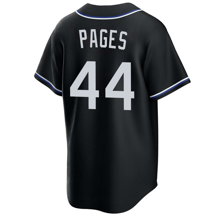 Andy Pages Los Angeles Dodgers Black Lights Out 2025 World Series Jersey