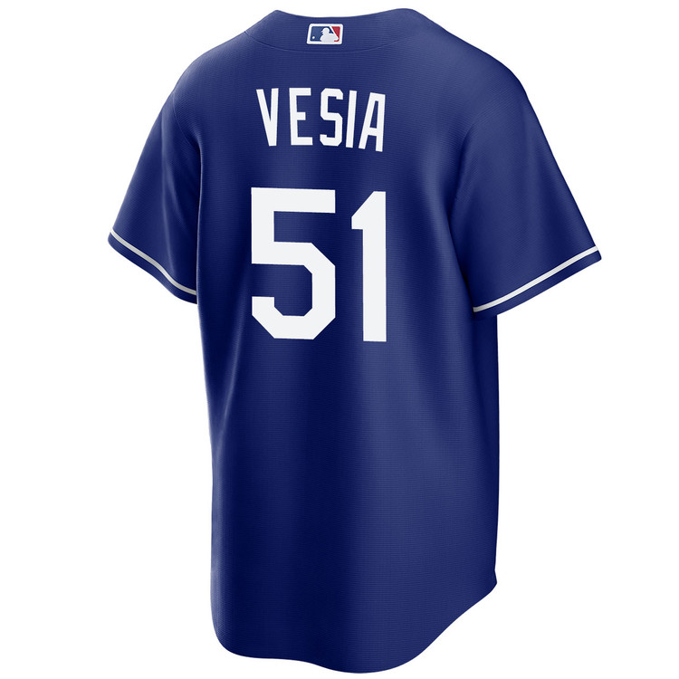Alex Vesia Los Angeles Dodgers Royal 2025 Alternate World Series Jersey