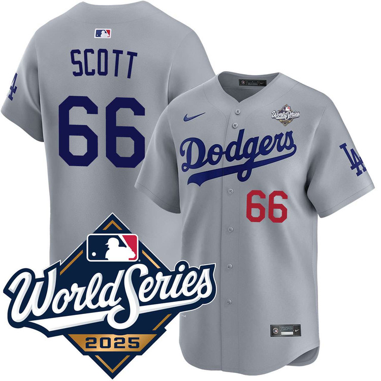 Tanner Scott Los Angeles Dodgers Alternate Road Limited 2025 World Series Jersey