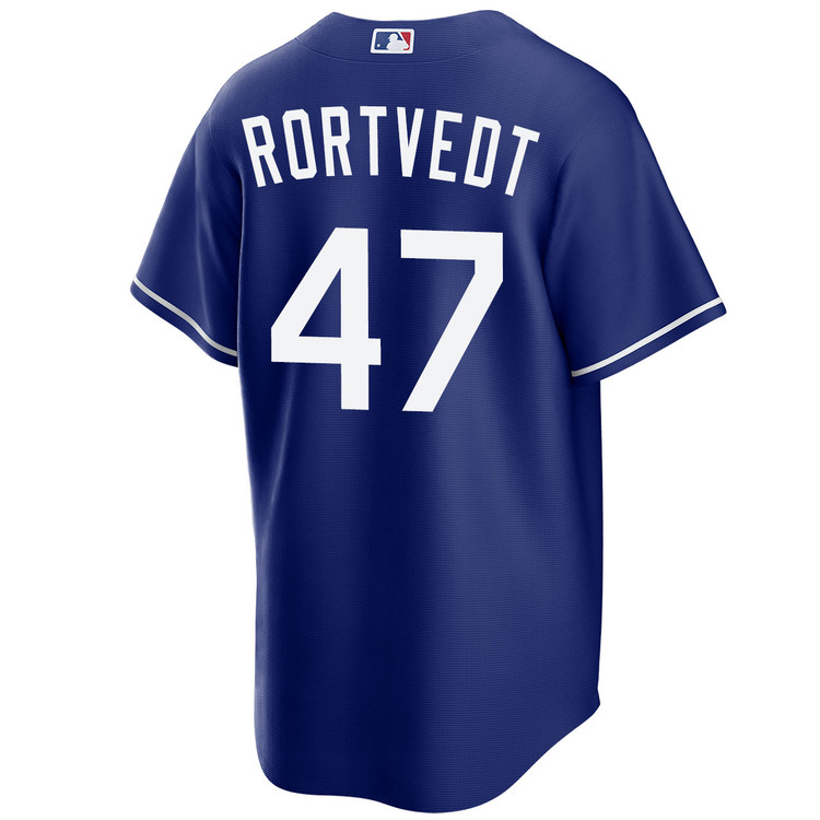 Ben Rortvedt Los Angeles Dodgers Royal 2025 Alternate World Series Jersey