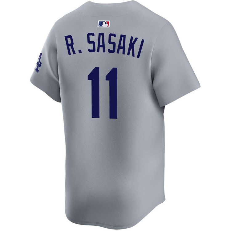 Roki Sasaki Los Angeles Dodgers Alternate Road Limited 2025 World Series Jersey