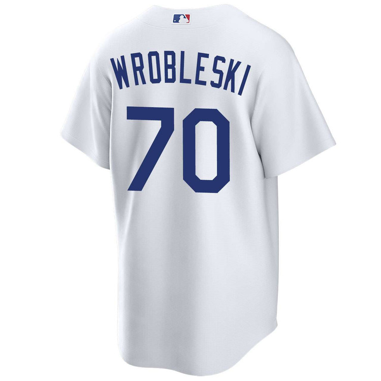 Justin Wrobleski Los Angeles Dodgers Youth Home 2025 World Series Jersey