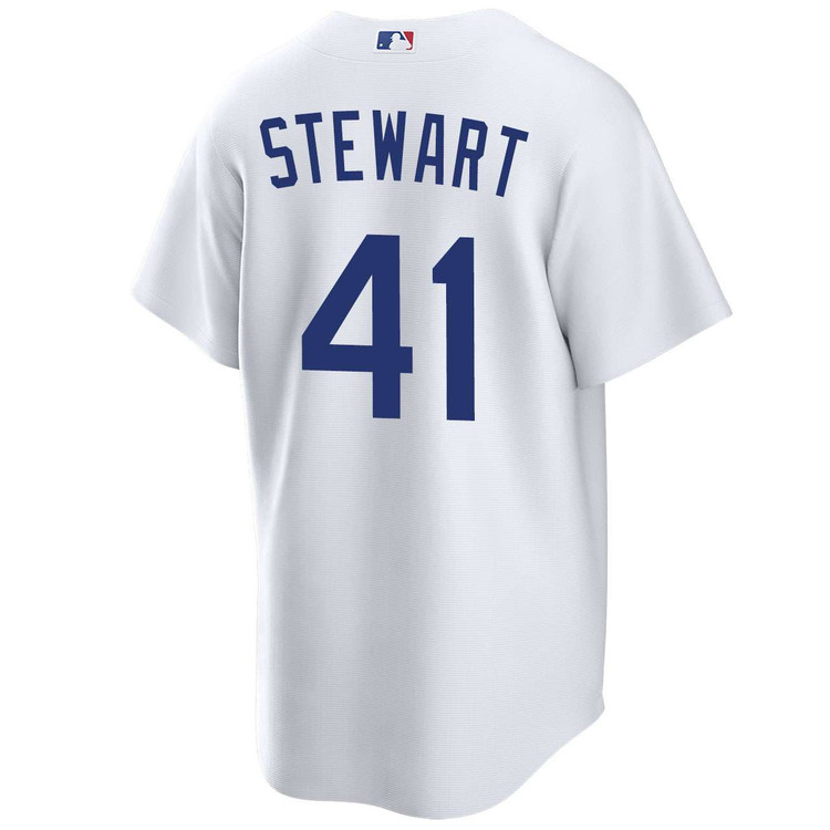 Brock Stewart Los Angeles Dodgers Youth Home 2025 World Series Jersey