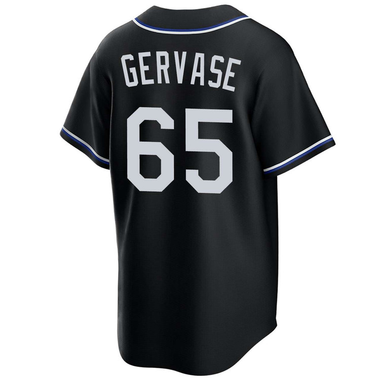 Paul Gervase Los Angeles Dodgers Black Lights Out 2025 World Series Jersey