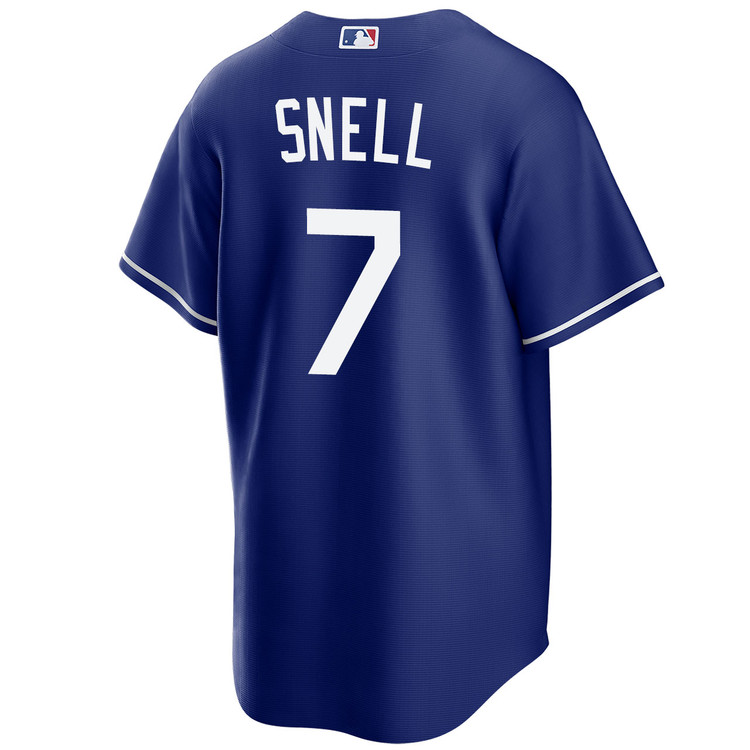 Blake Snell Los Angeles Dodgers Royal 2025 Alternate World Series Jersey
