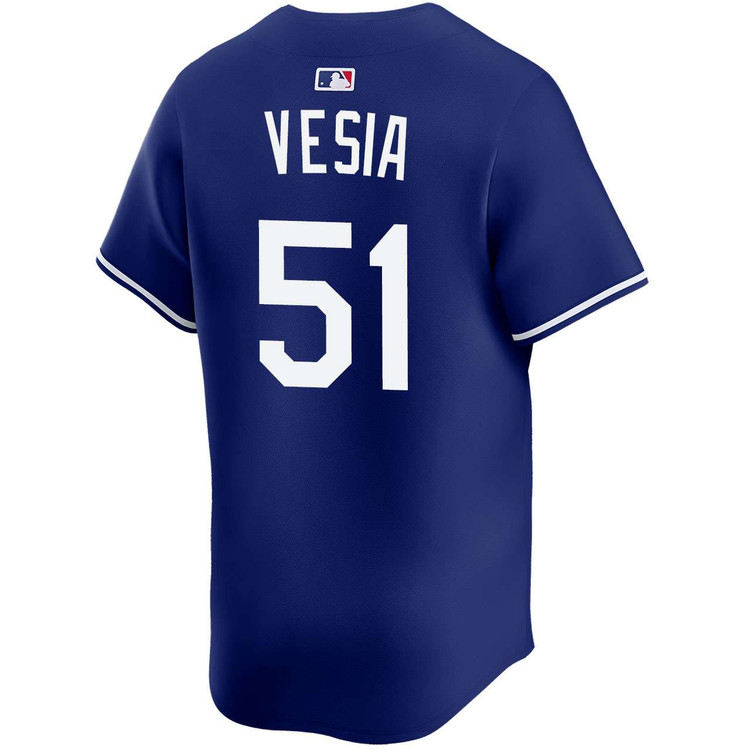 Alex Vesia Los Angeles Dodgers Alternate Royal Limited 2025 World Series Jersey