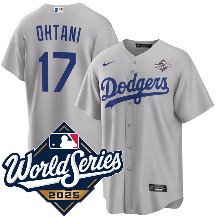 Shohei Ohtani Los Angeles Dodgers Alternate 2025 Road World Series Jersey
