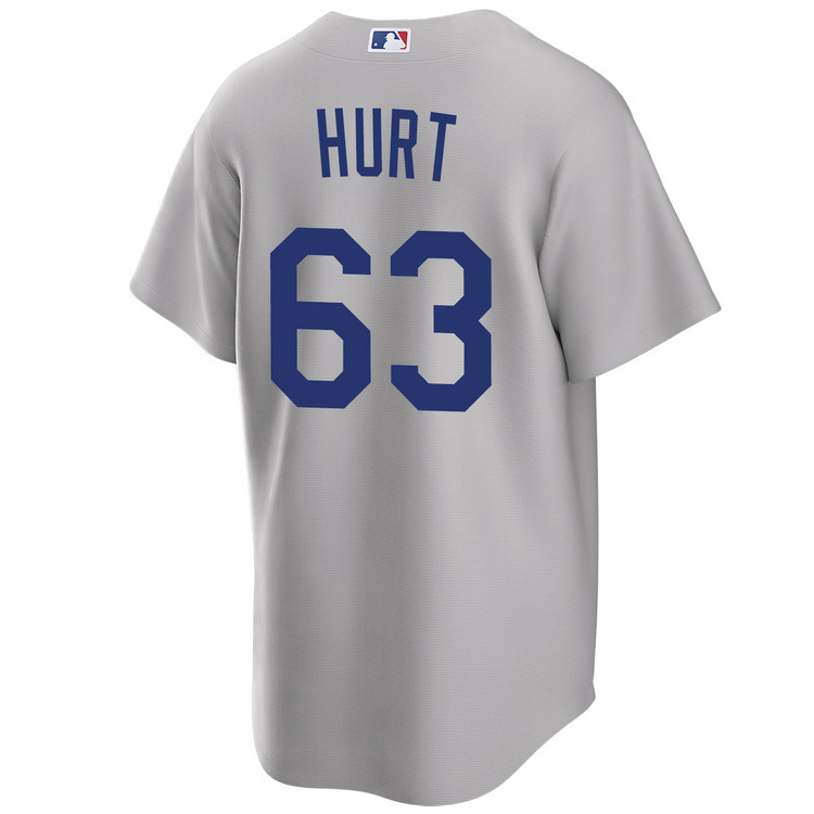 Kyle Hurt Los Angeles Dodgers Alternate 2025 Road World Series Jersey