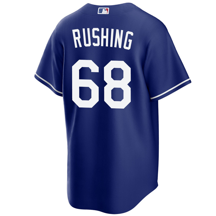 Dalton Rushing Los Angeles Dodgers Royal 2025 Alternate World Series Jersey