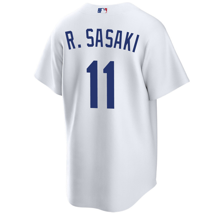 Roki Sasaki Los Angeles Dodgers Home 2025 World Series Jersey