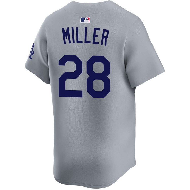 Bobby Miller Los Angeles Dodgers Alternate Road Limited 2025 World Series Jersey