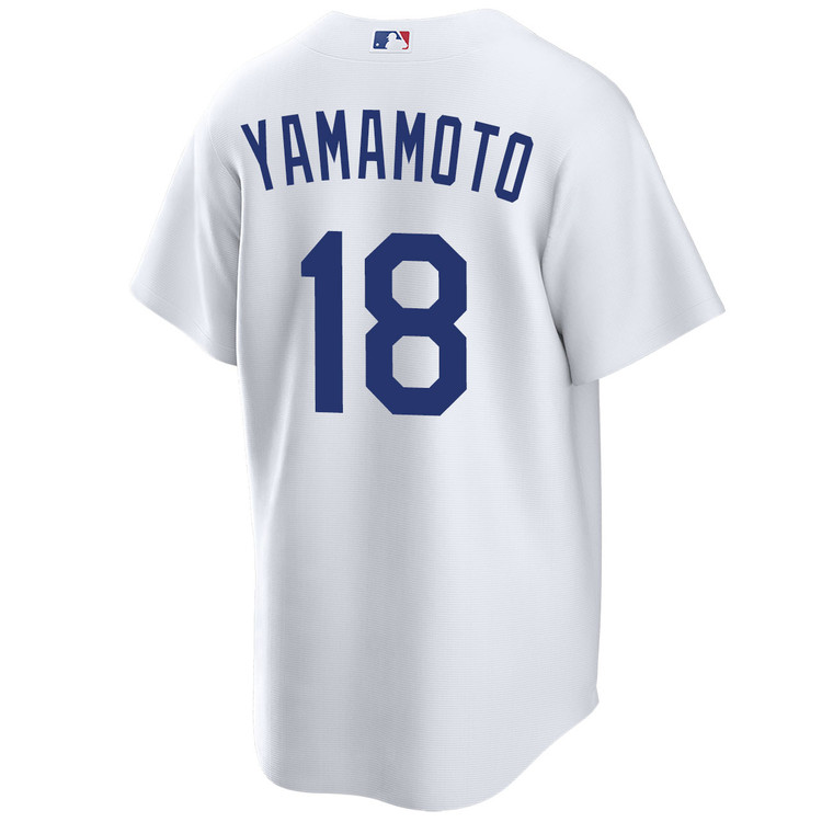 Yoshinobu Yamamoto Los Angeles Dodgers Home 2025 World Series Jersey