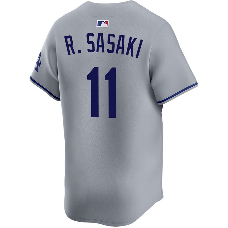 Roki Sasaki Los Angeles Dodgers Road Limited 2025 World Series Jersey