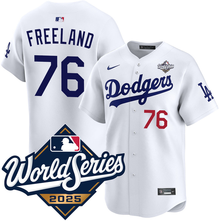 Alex Freeland Los Angeles Dodgers Home Limited 2025 World Series Jersey