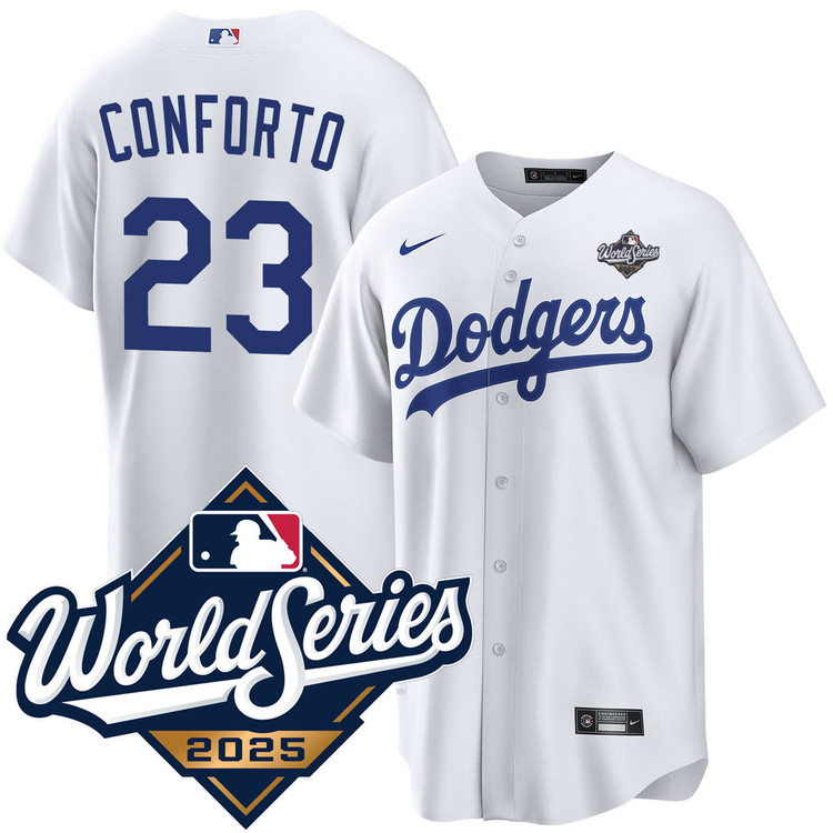 Michael Conforto Los Angeles Dodgers Home 2025 World Series Jersey