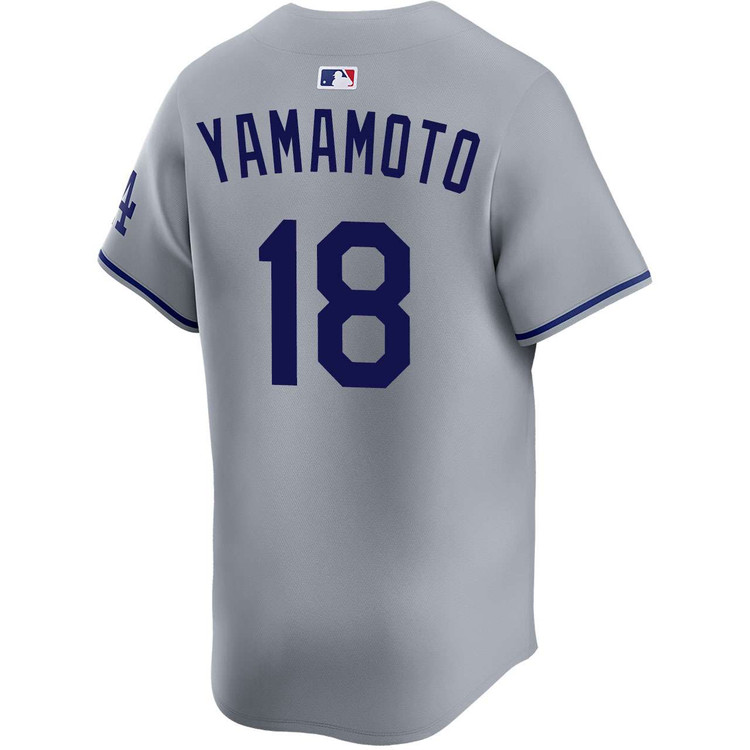 Yoshinobu Yamamoto Los Angeles Dodgers Road Limited 2025 World Series Jersey