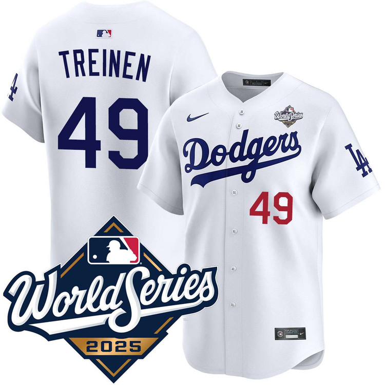 Blake Treinen Los Angeles Dodgers Home Limited 2025 World Series Jersey