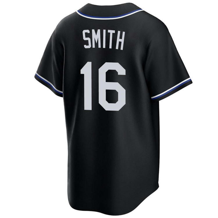 Will Smith Los Angeles Dodgers Black Lights Out 2025 World Series Jersey