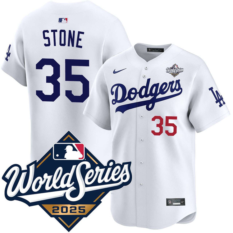 Gavin Stone Los Angeles Dodgers Home Limited 2025 World Series Jersey