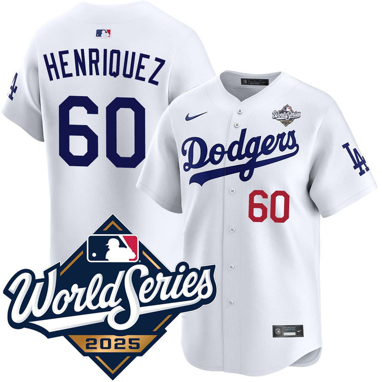 Edgardo Henriquez Los Angeles Dodgers Home Limited 2025 World Series Jersey